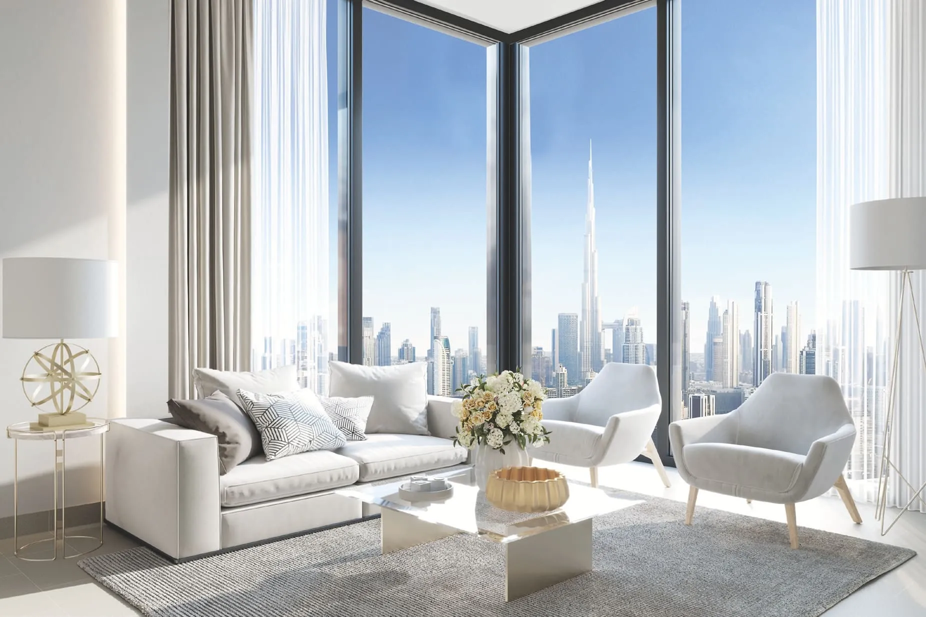 Creek Vistas Grande — интерьер гостиной
