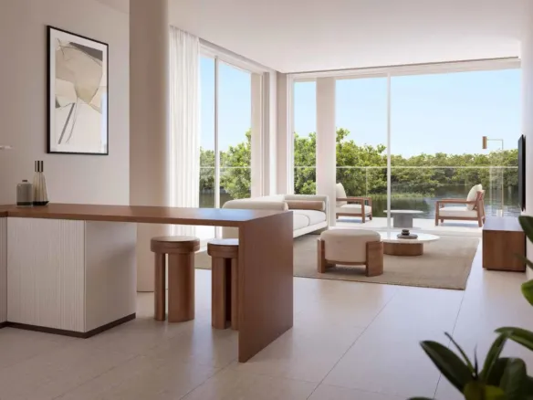 Creekside Residence — интерьер гостиной