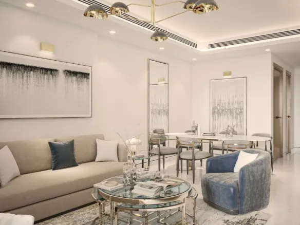 Cresswell Residences — интерьер гостиной