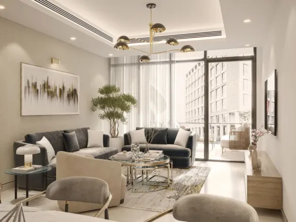 Cresswell Residences — интерьер гостиной, фото 7