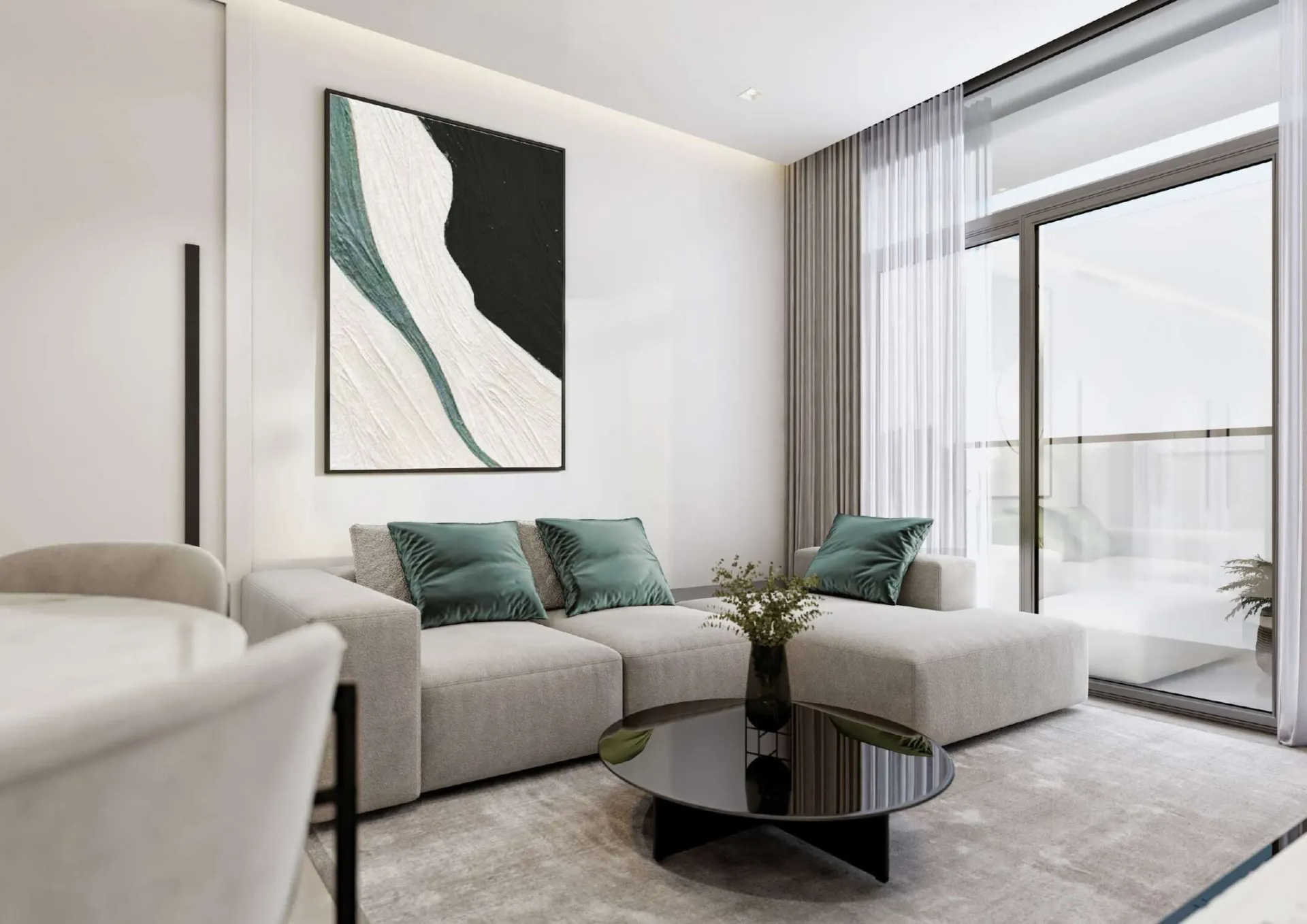 Cubix Residences — интерьер гостиной, фото 5