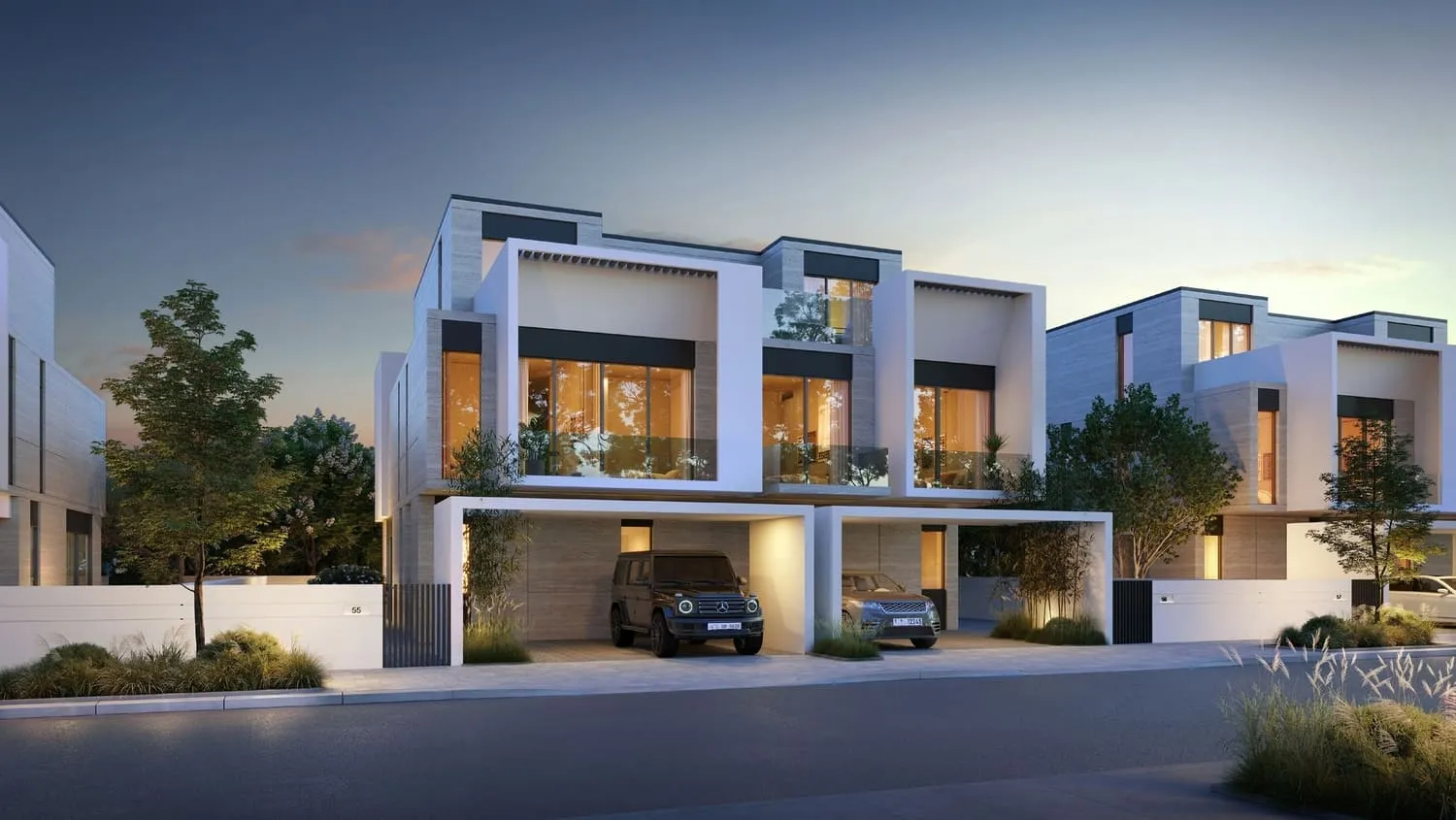 D Villas — фасад здания