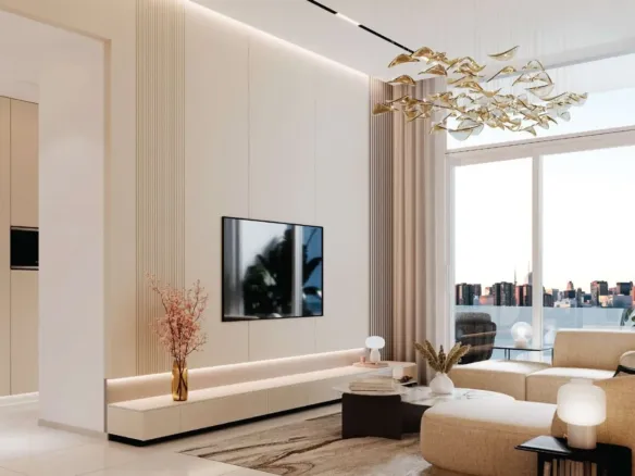Dalmore Tower — интерьер гостиной