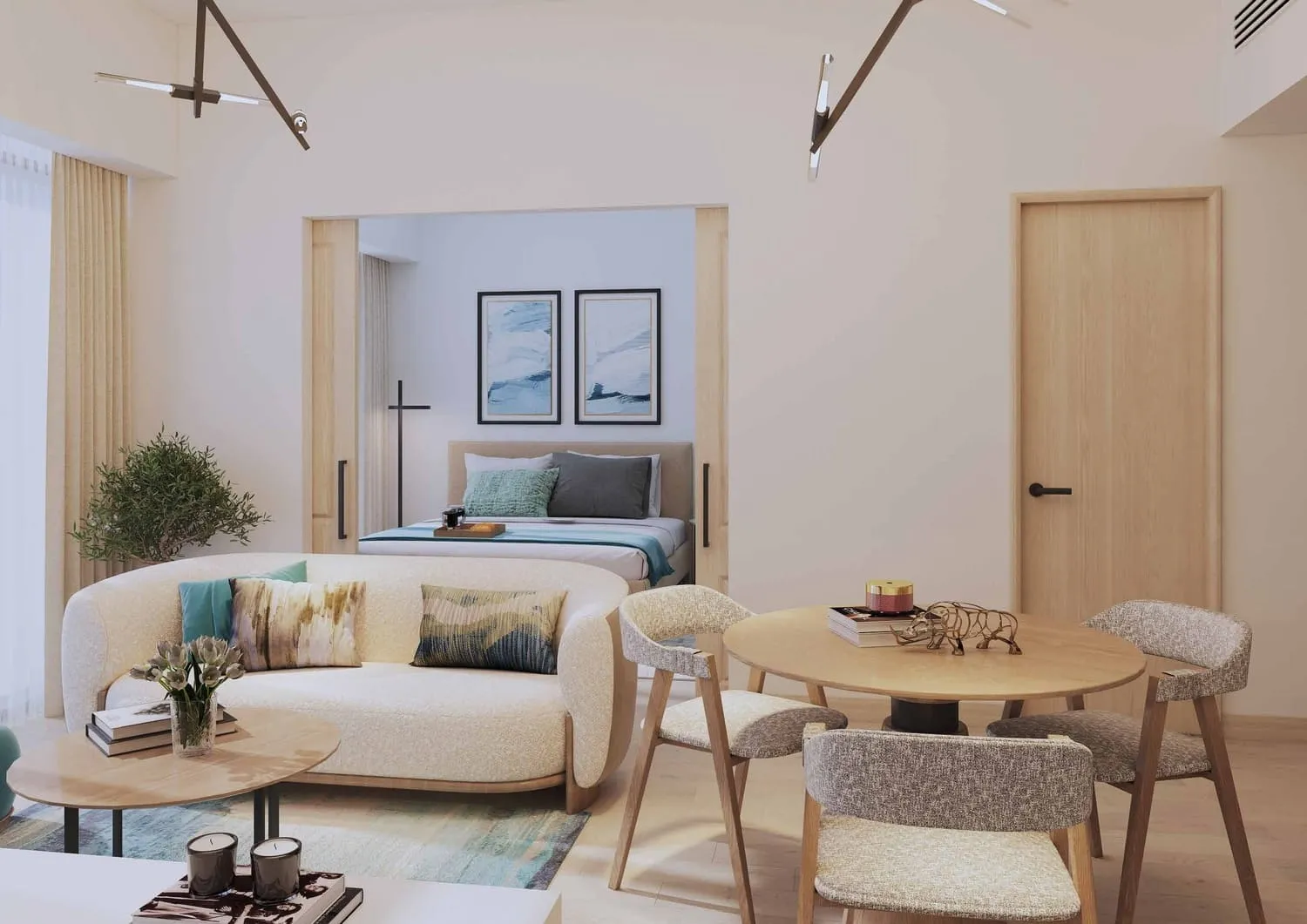 Damac District — интерьер гостиной