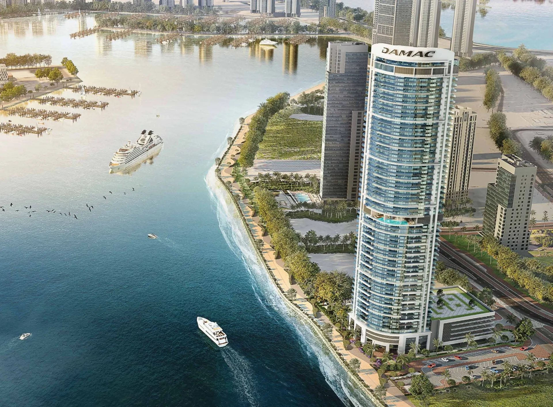 Damac Harbour Lights в районе Морской город — фото 1