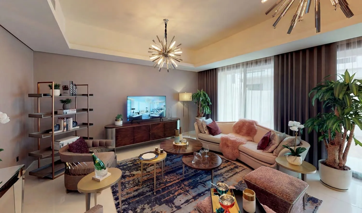 Damac Hills 2 - Amargo 2 — интерьер гостиной