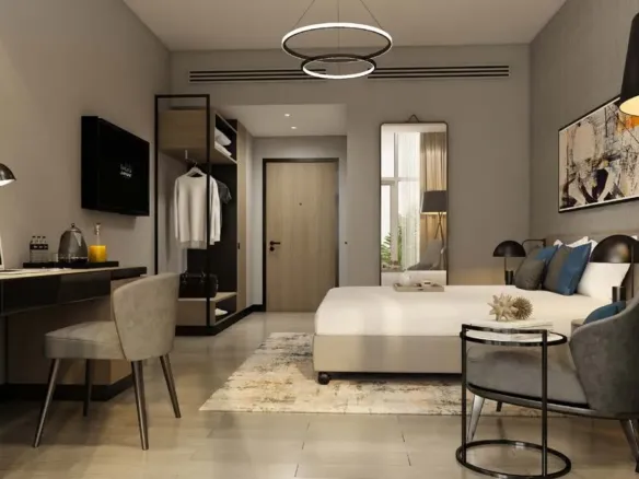 Damac Hills 2 - Hotel Edge by Rotana — спальня