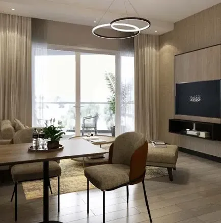 Damac Hills 2 - Hotel Edge by Rotana — интерьер гостиной