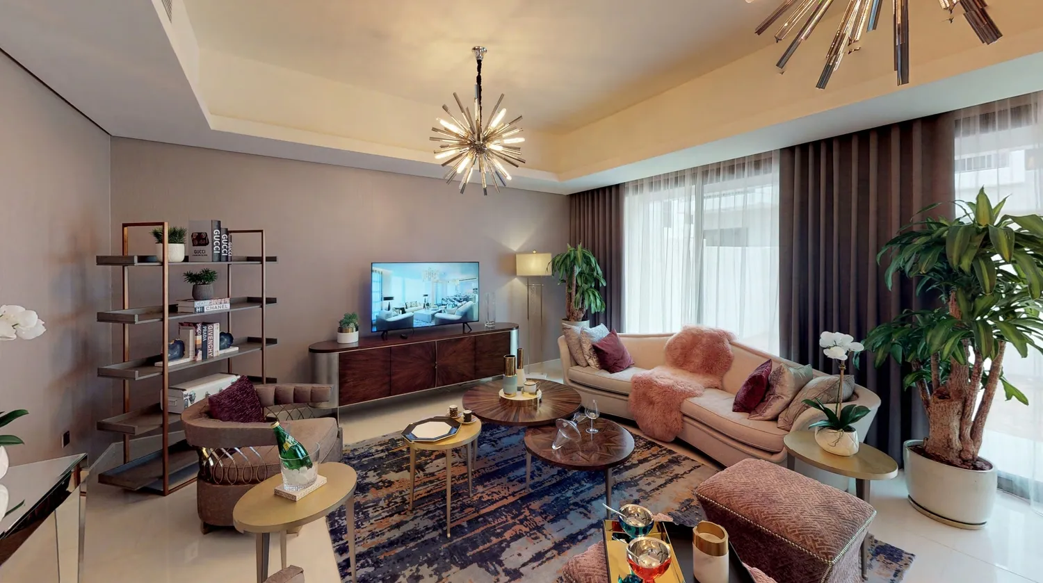 Damac Hills 2 - Victoria — интерьер гостиной