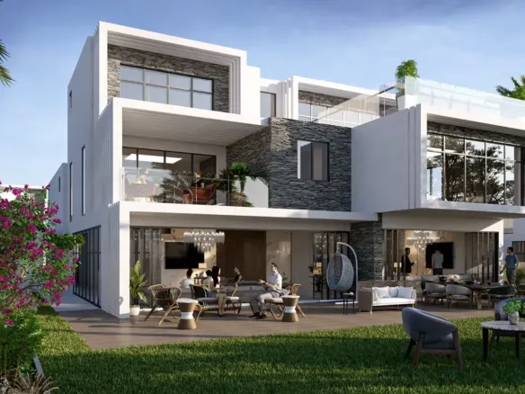 Damac Hills - Belair Phase 2 — фасад виллы, фото 4