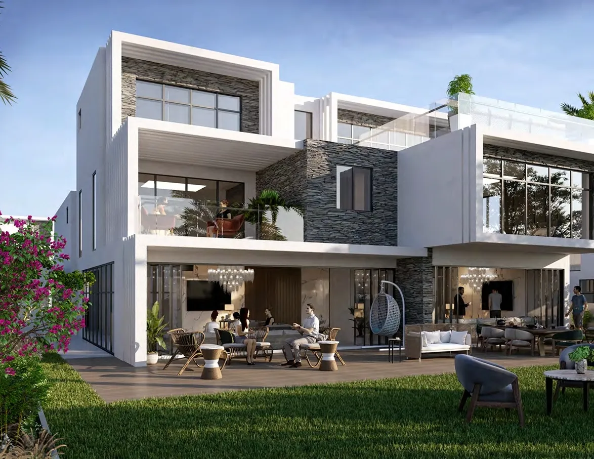 Damac Hills - Belair Phase 2 — фасад виллы, фото 4
