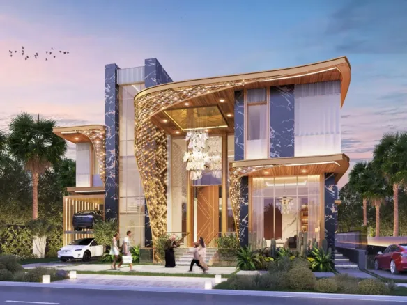 Damac Hills - Gems Estates — фасад виллы