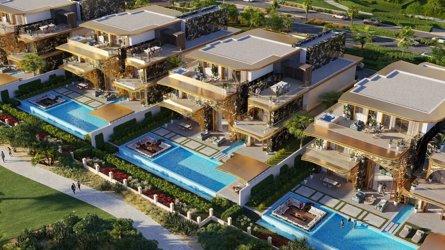 Damac Hills - Gems Estates — вид на комплекс, фото 5
