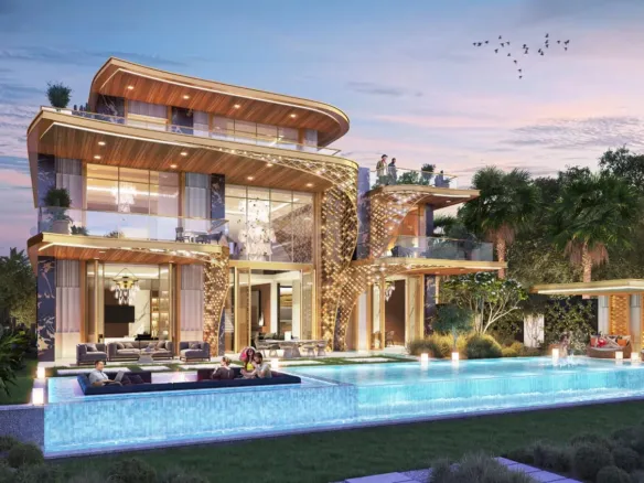 Damac Hills - Gems Estates — фасад виллы, фото 6