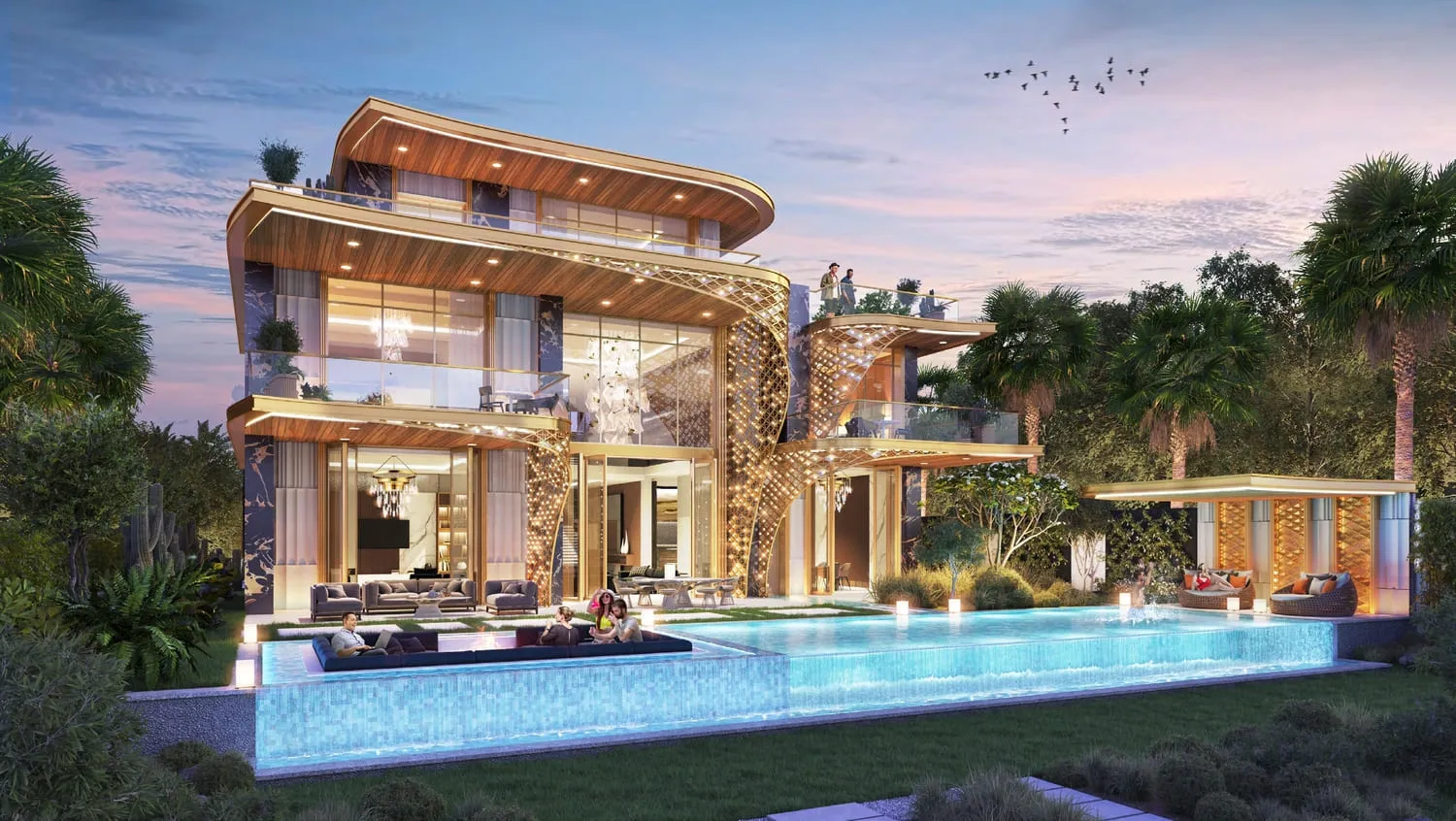 Damac Hills - Gems Estates — фасад виллы, фото 6
