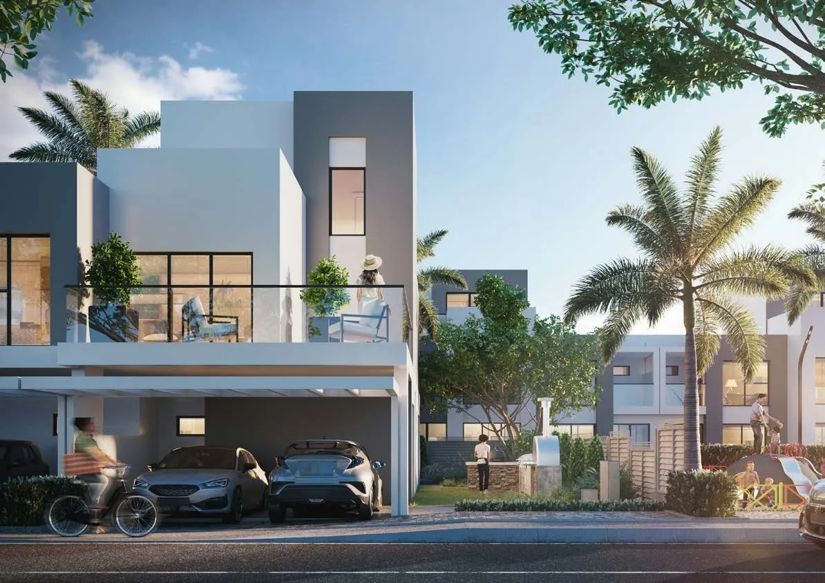 Damac Hills - Ivory — фасад здания