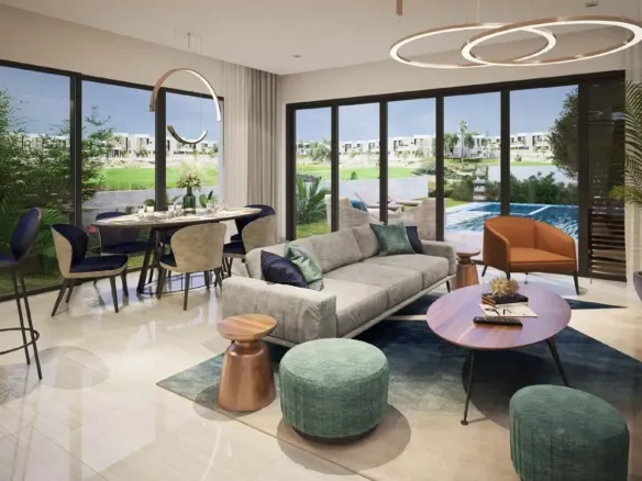 Damac Hills - Ivory — интерьер гостиной