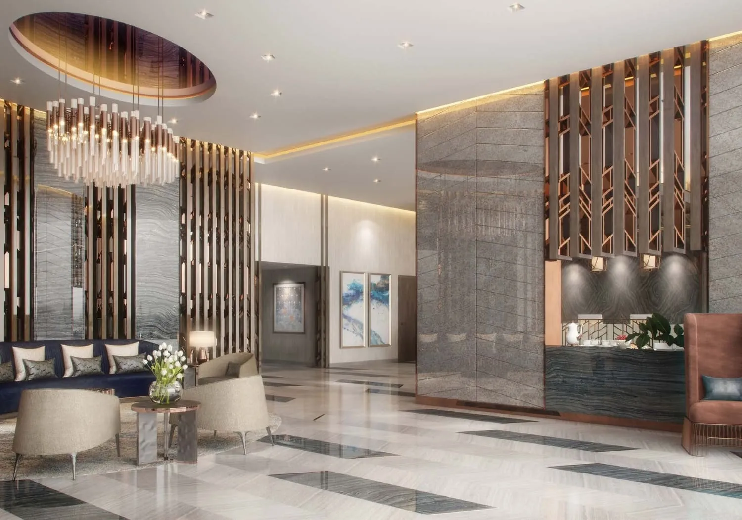 Damac Hills - Radisson Dubai — лобби