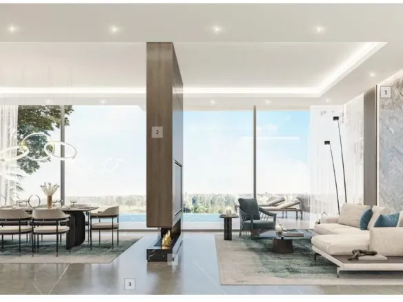 Damac Hills - Utopia — интерьер гостиной, фото 22