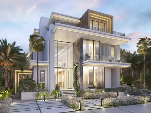 Damac Islands Phase 1 and 2 — фасад виллы