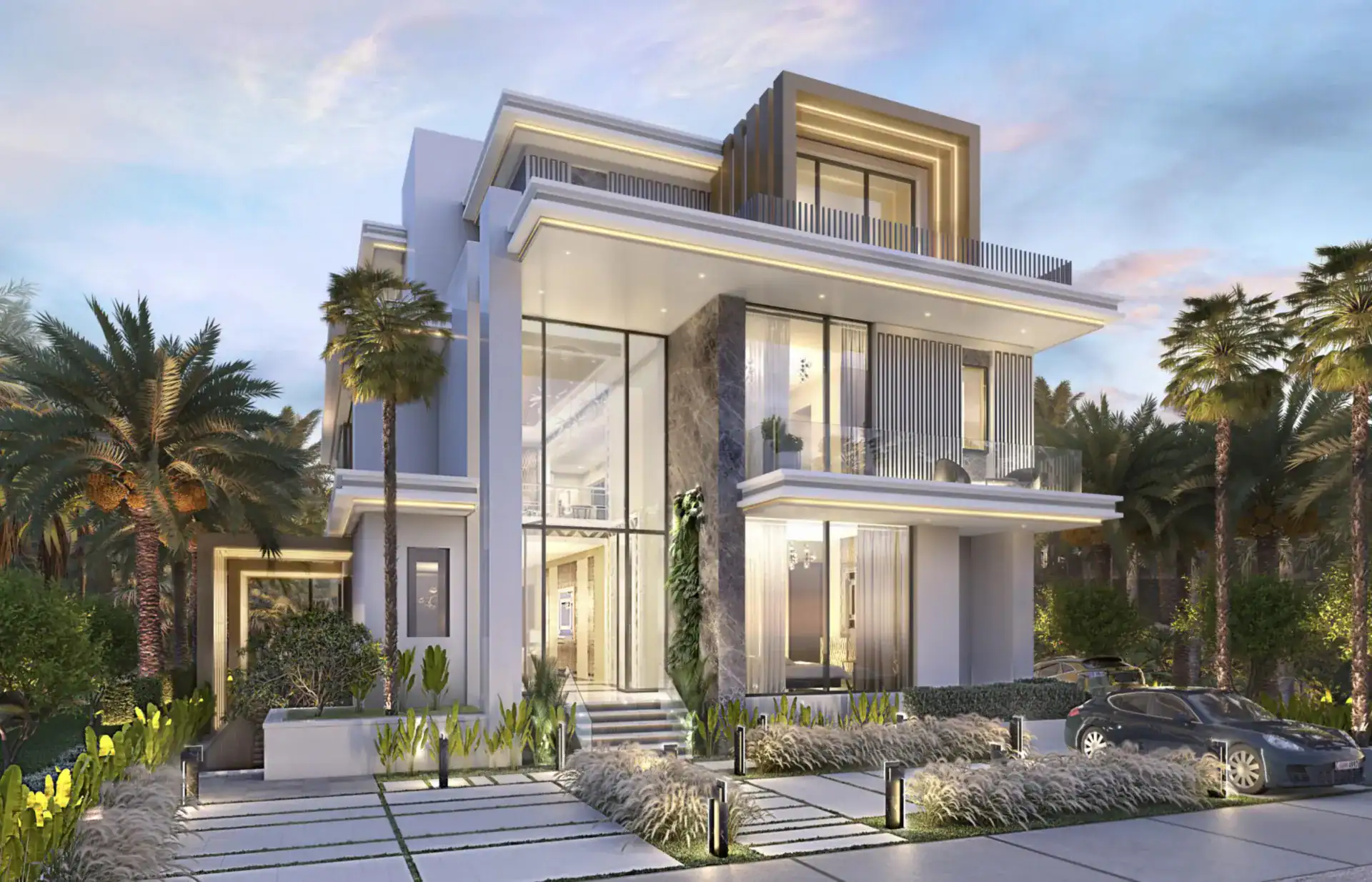 Damac Islands Phase 1 and 2 — фасад виллы