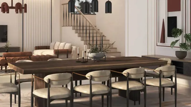 Damac Lagoons Marbella — обеденная зона