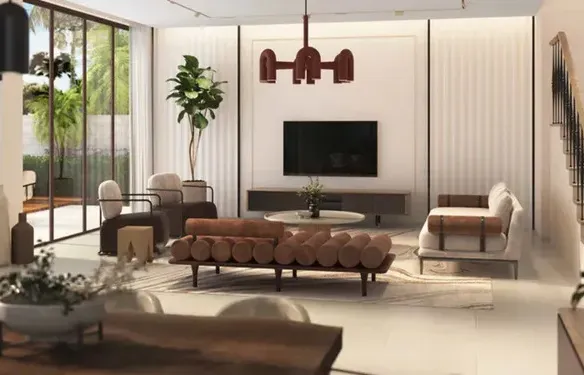 Damac Lagoons Marbella — интерьер гостиной