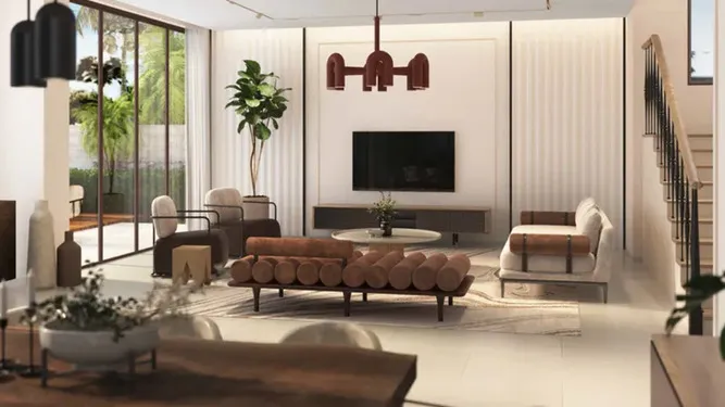 Damac Lagoons Marbella — интерьер гостиной