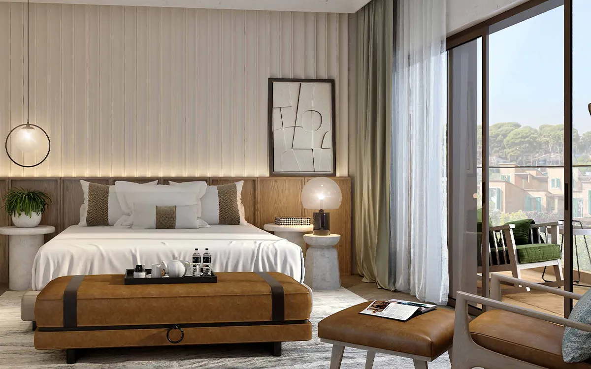 Damac Lagoons Monte Carlo — спальня