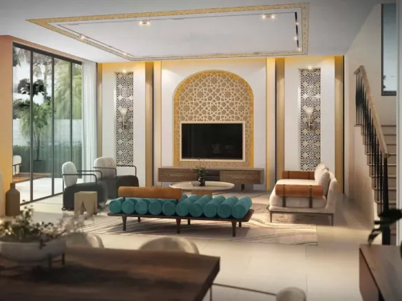 DAMAC Lagoons Morocco — интерьер гостиной