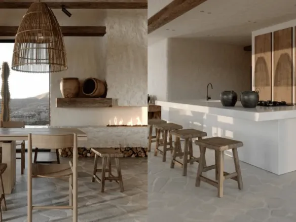 Damac Lagoons Mykonos — кухня-столовая