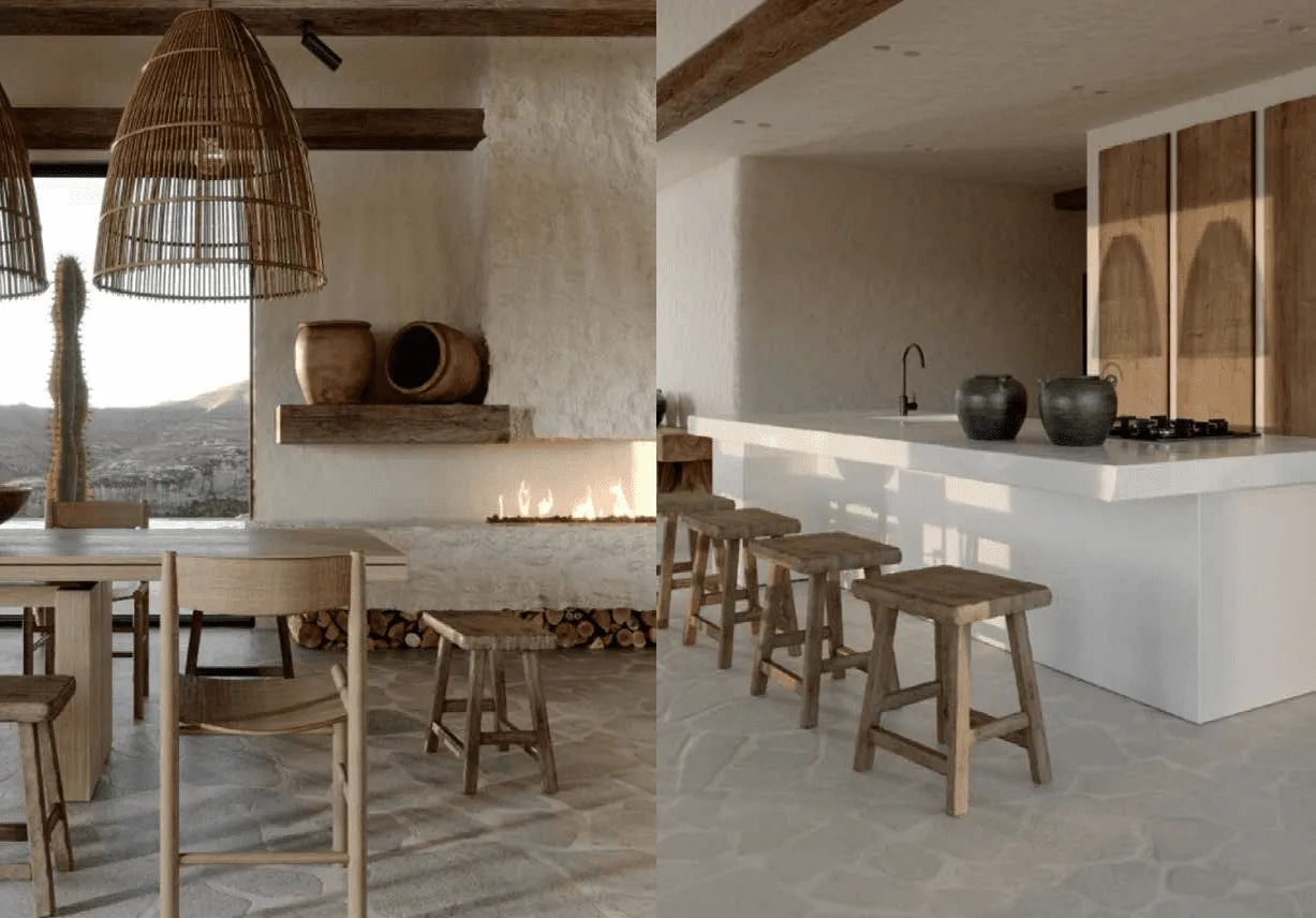 Damac Lagoons Mykonos — кухня-столовая
