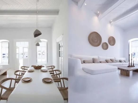 Damac Lagoons Mykonos — интерьер гостиной