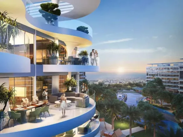 Damac Lagoons Views — терраса