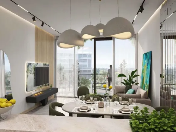 Damac Lagoons Views — интерьер гостиной, фото 9