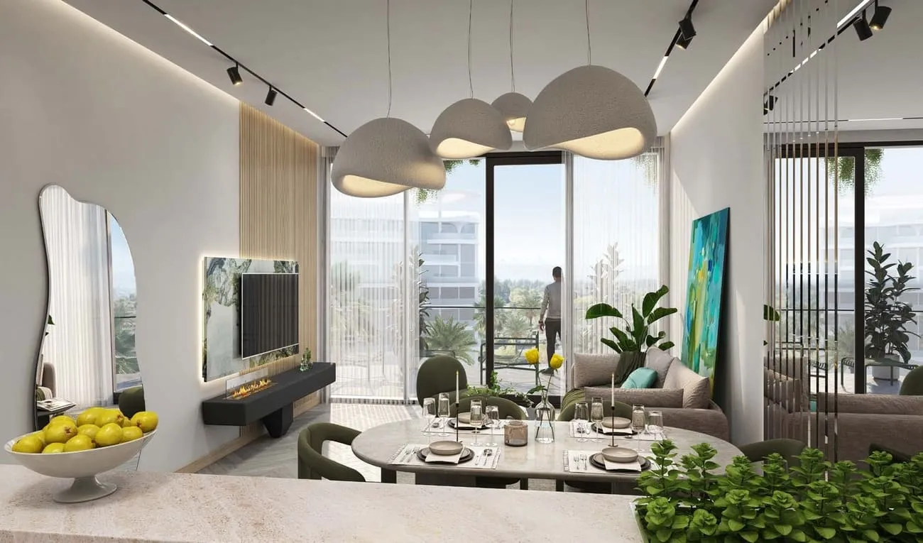 Damac Lagoons Views Phase 2 — интерьер гостиной, фото 10