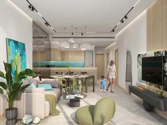 Damac Lagoons Views Phase 2 — интерьер гостиной