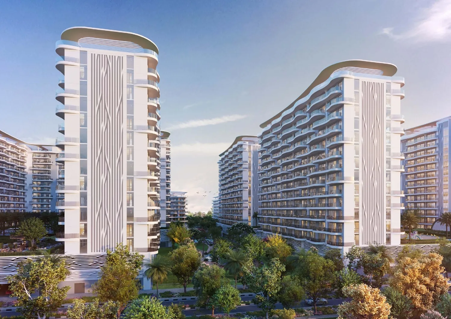 Damac Lagoons Views Phase 3 — вид на комплекс