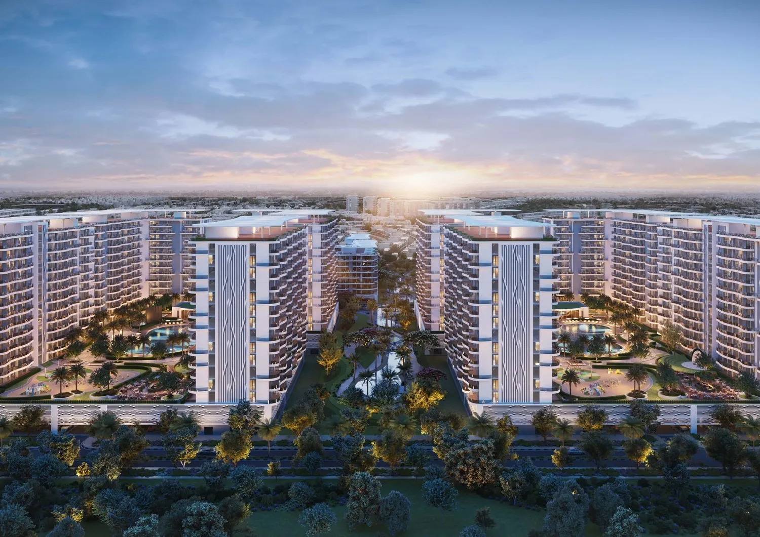 Damac Lagoons Views Phase 3 — вид на комплекс, фото 3