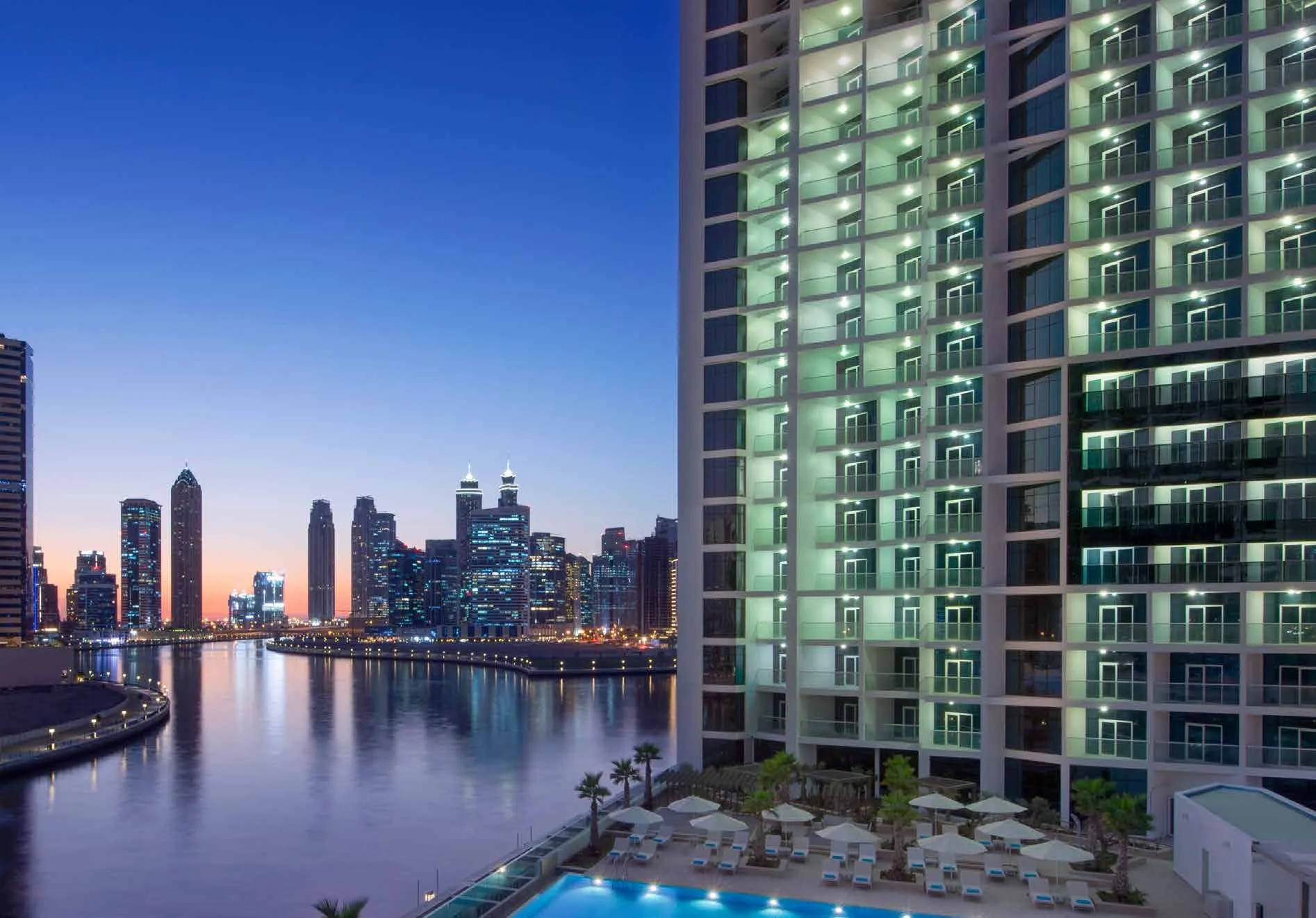 Damac Prive — вид на комплекс