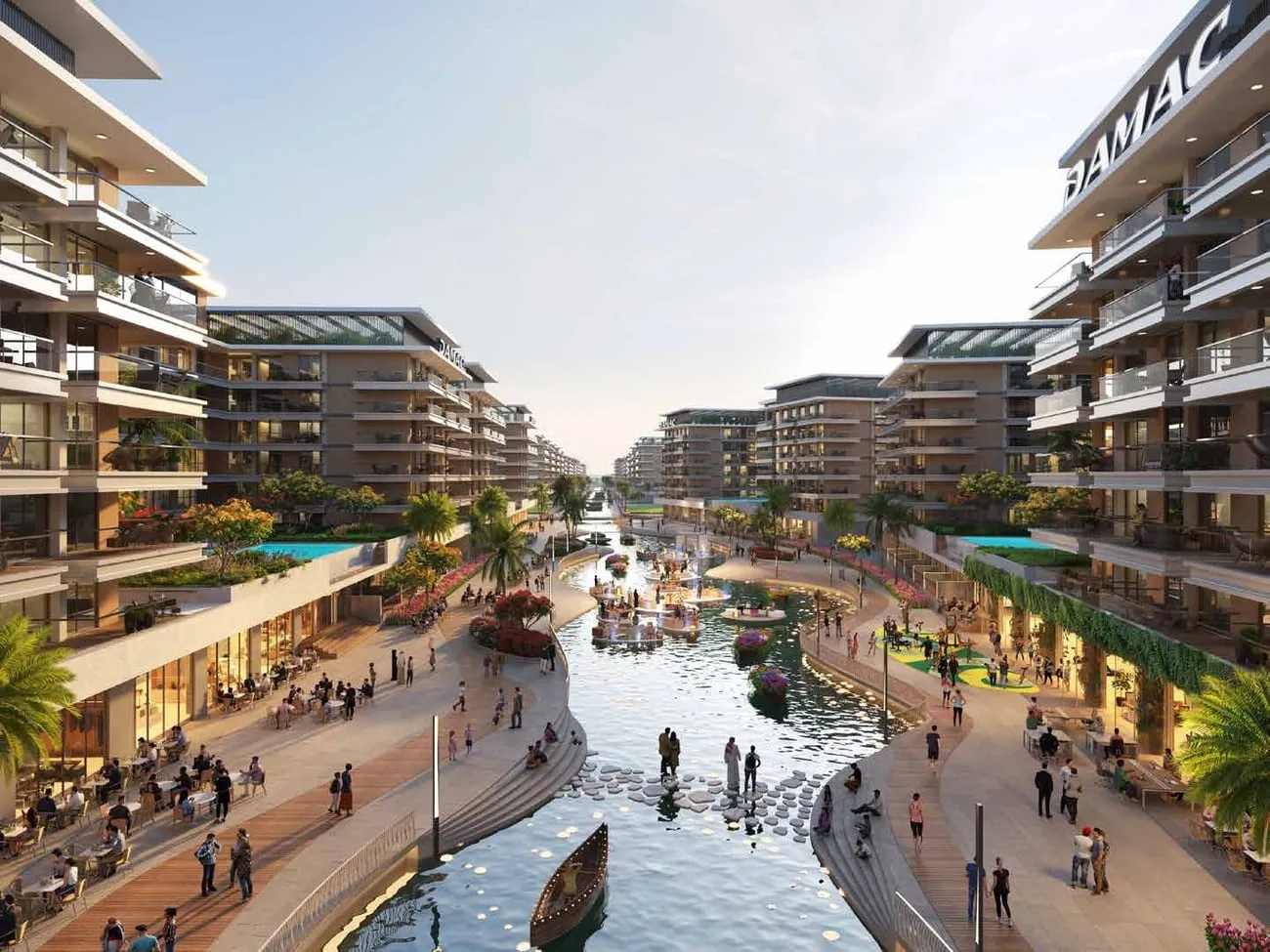 Damac Riverside Views — вид на комплекс
