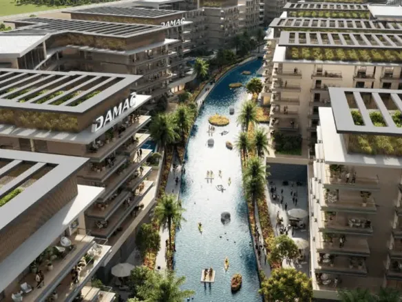 Damac Riverside Views — вид на комплекс, фото 4