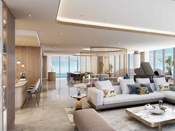 Danah Bay — интерьер гостиной