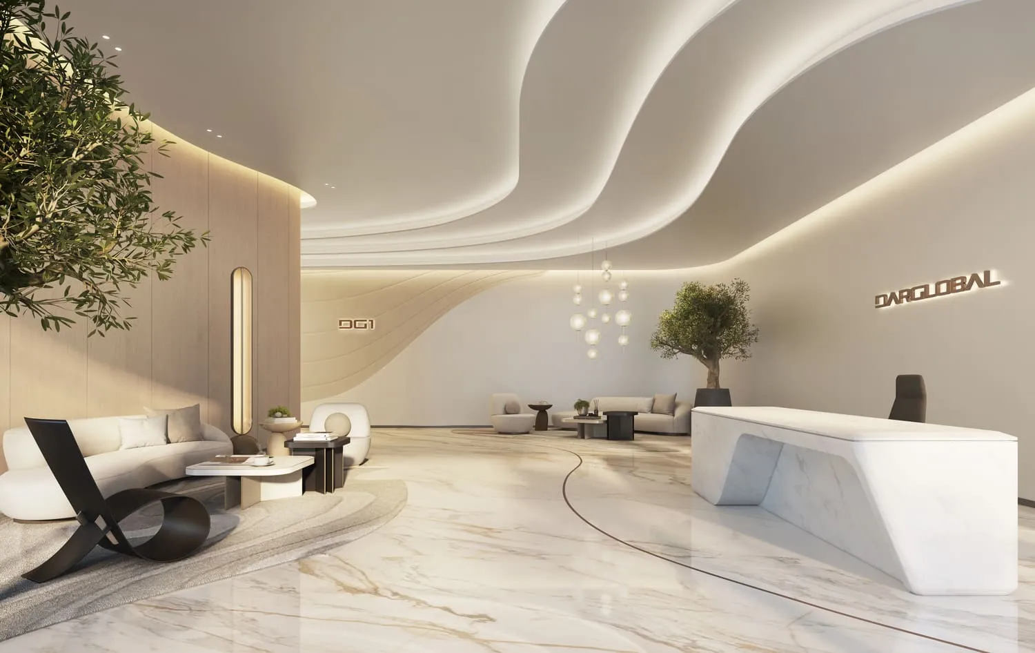 DG1 Living — лобби