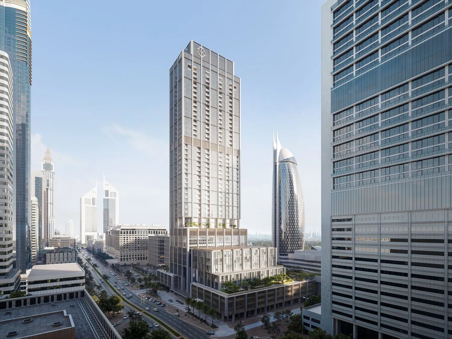 DIFC Heights Tower в районе DIFC (Дубайский международный финансовый центр) — фото 1