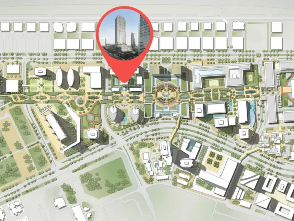 DIFC Heights Tower в районе DIFC (Дубайский международный финансовый центр) — фото 16