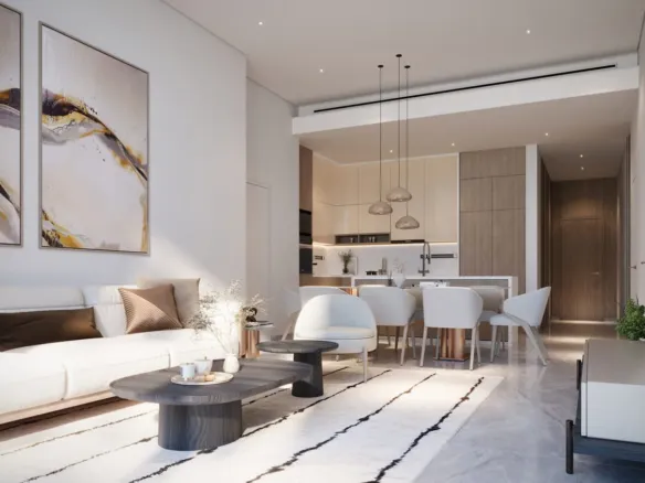 DIFC Heights Tower — интерьер гостиной, фото 7