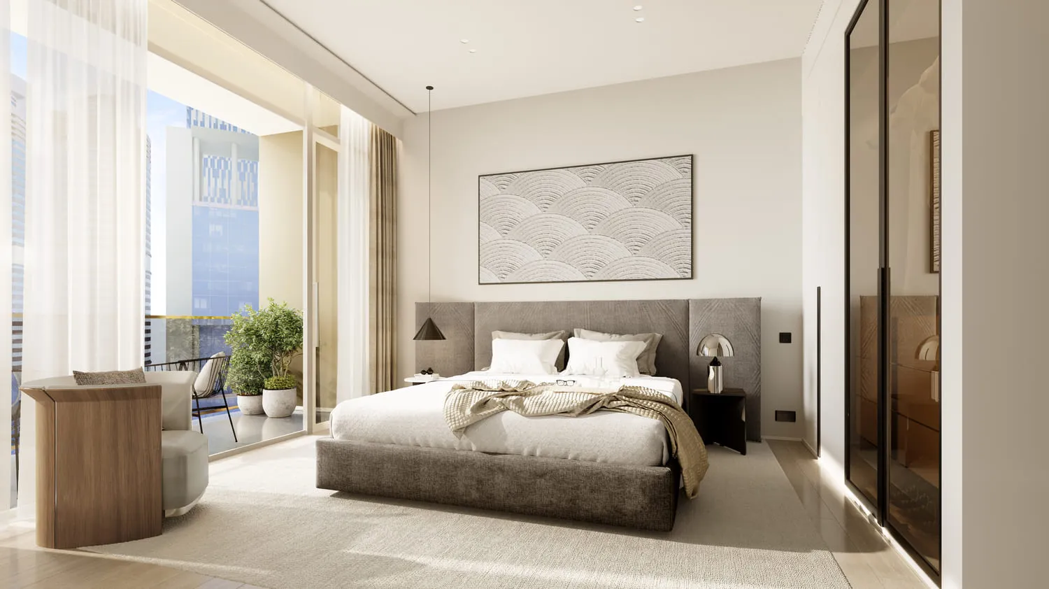 DIFC Living — спальня