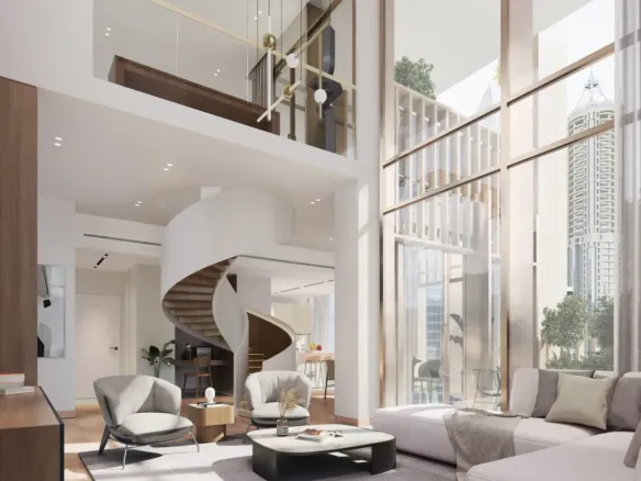 DIFC Living — интерьер гостиной
