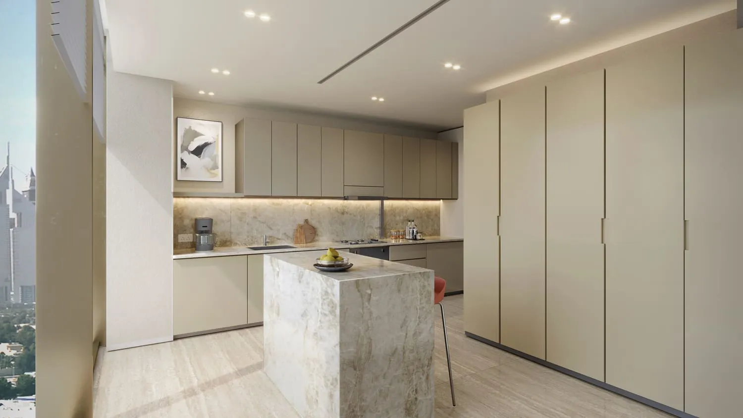 DIFC Living — кухня